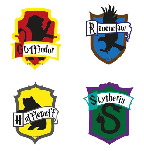 Escudos De Las Casas De Harry Potter UMA Harry Potter: Casas de Hogwarts | Escudo de hogwarts, Escudos harry